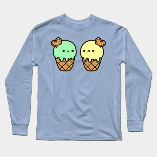 Ice cream love Long Sleeve T-Shirt by peppermintpopuk